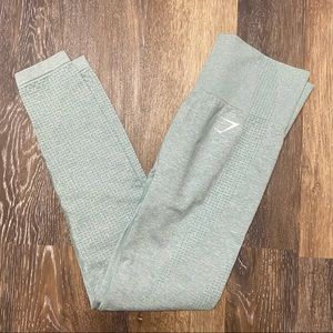Gymshark Mint/Turquoise Seamless Leggings Size Small